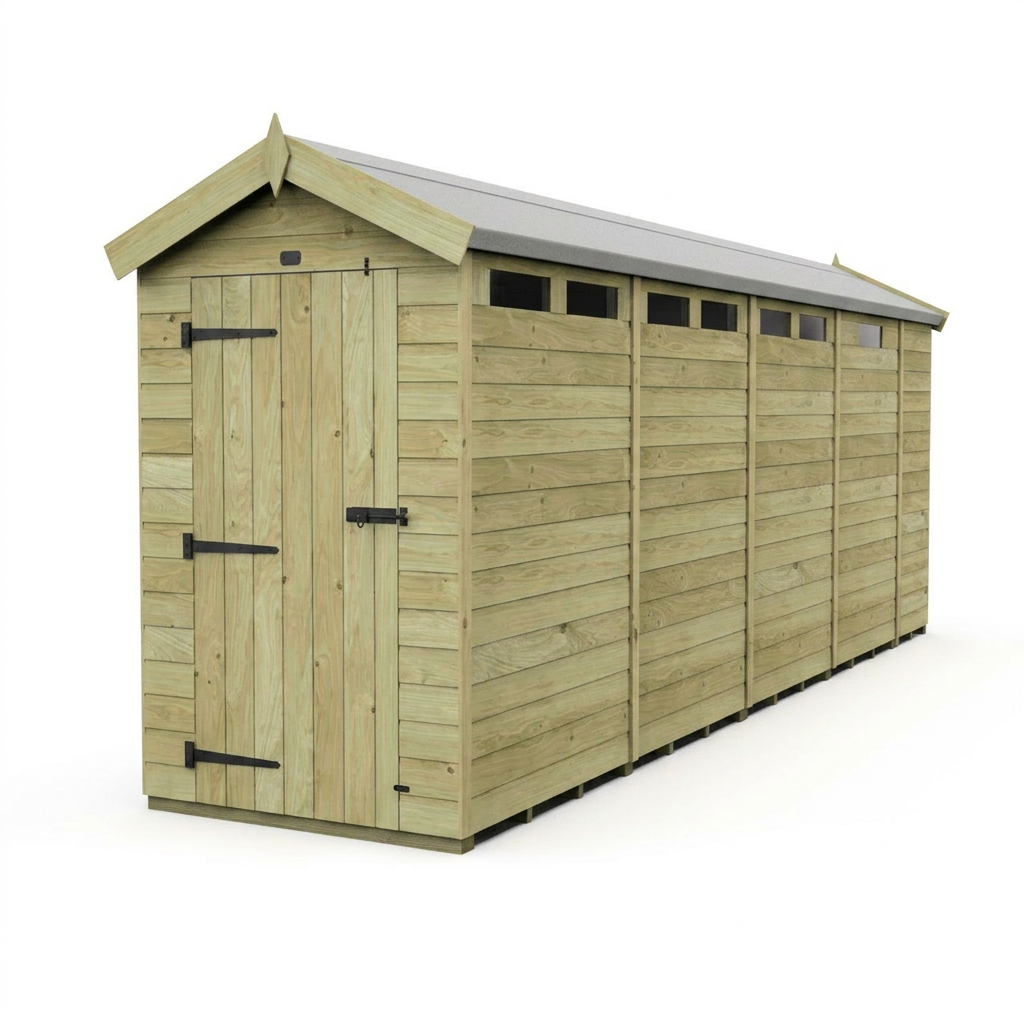 4 x 17 Apex Security Shed - view 6