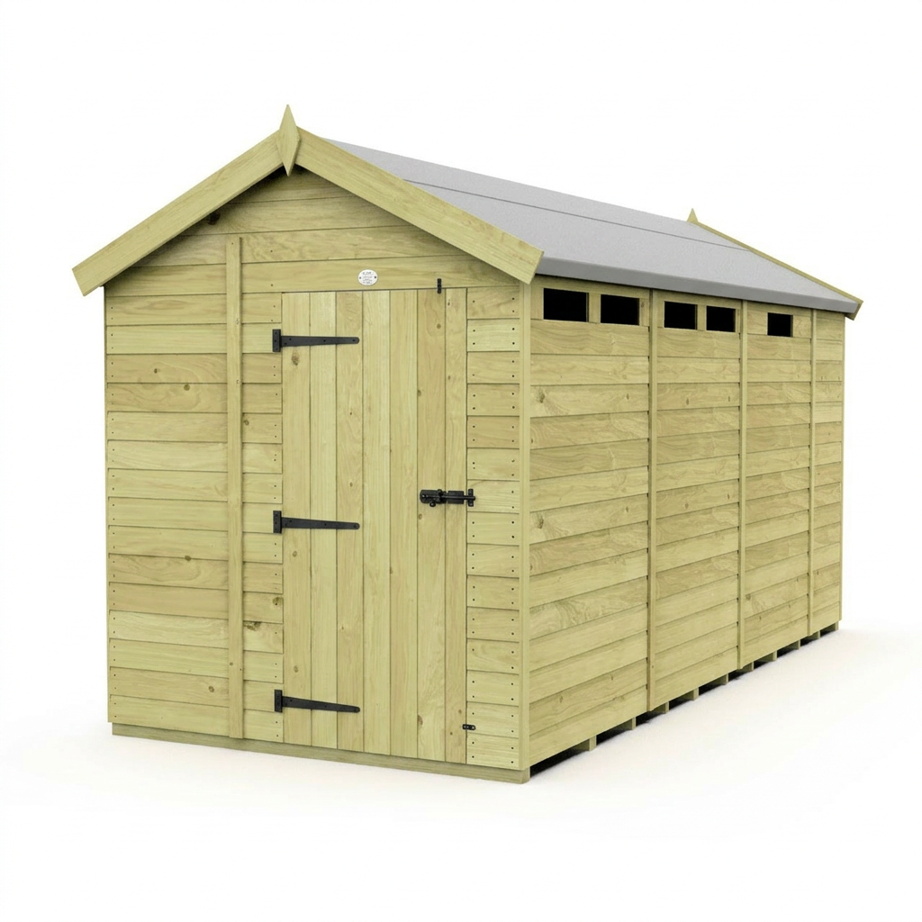 6 x 13 Apex Security Shed - view 6