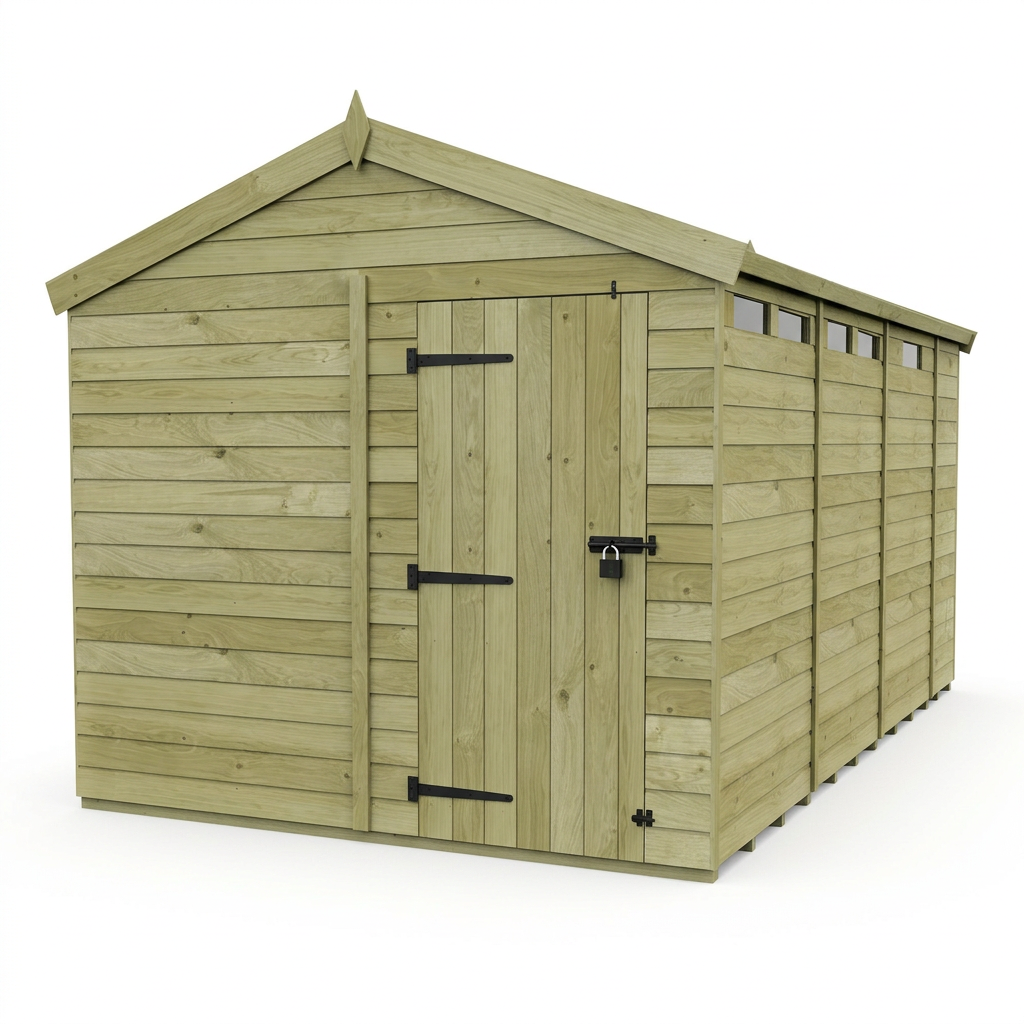 8 x 13 Apex Security Shed - view 6