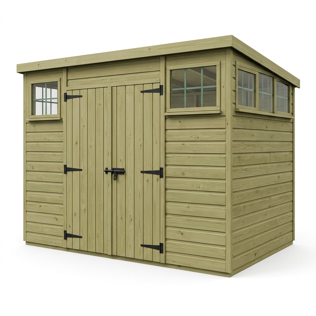 15 x 10 Security Pent Shed - view 2