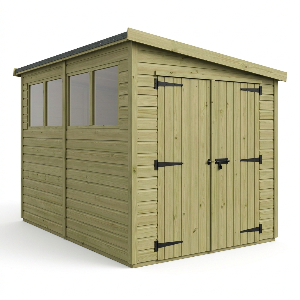17 x 9 Security Pent Shed - view 2