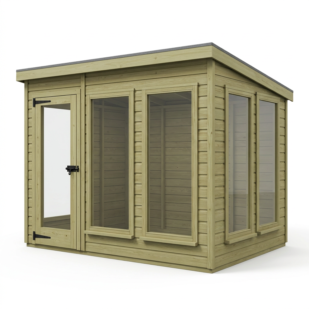 12 x 9 Pent Summer House - view 2