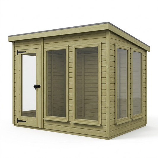 12 x 9 Pent Summer House - view 2