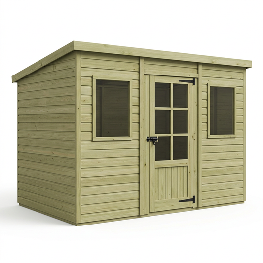 9 x 4 Pent Summer House - view 2