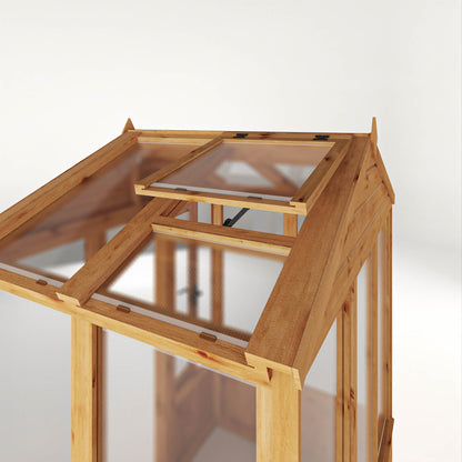 Premium Timber Woodsman Apex Greenhouse