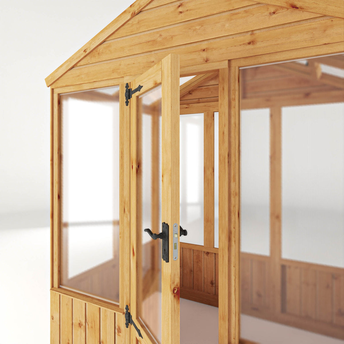 Premium Timber Woodsman Apex Greenhouse