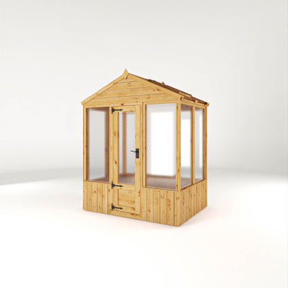 Premium Timber Woodsman Apex Greenhouse
