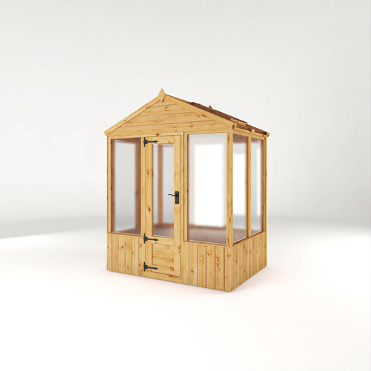 Premium Timber Woodsman Apex Greenhouse