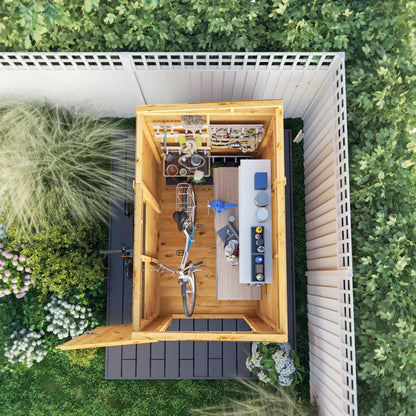 Woodsman Shiplap Timber Shed - Pent Roof
