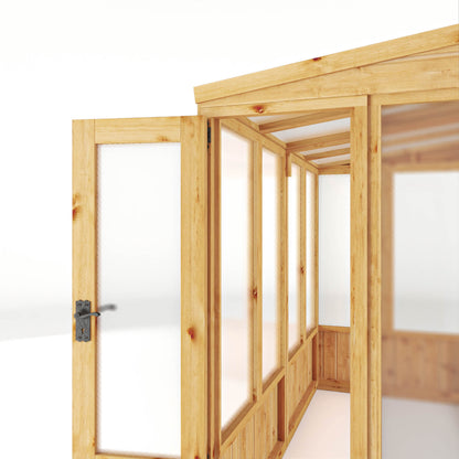 Woodsman Wall-Mounted Pent Greenhouse