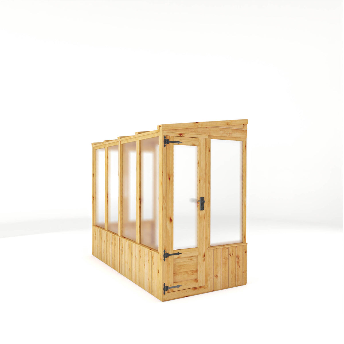 Woodsman Wall-Mounted Pent Greenhouse