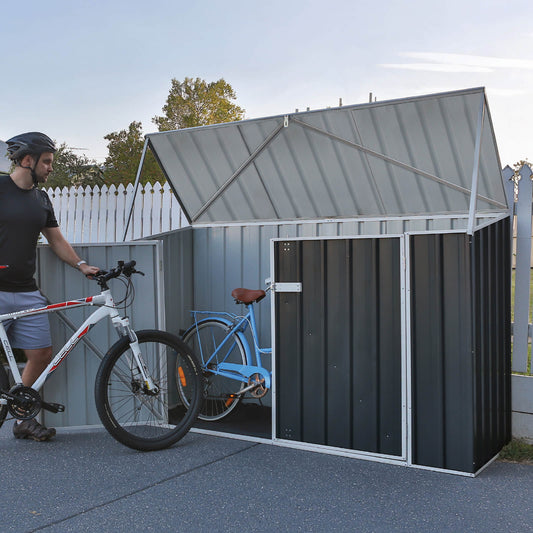 Absco BlueScope Steel Metal Bike Storage Shed