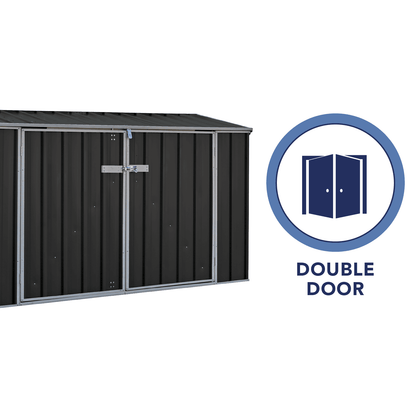 Absco BlueScope Steel Metal Bike Storage Shed