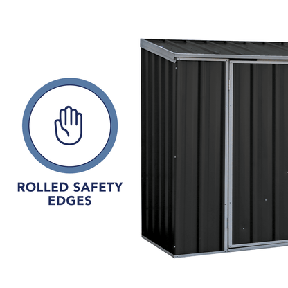 Absco BlueScope Steel Metal Bike Storage Shed