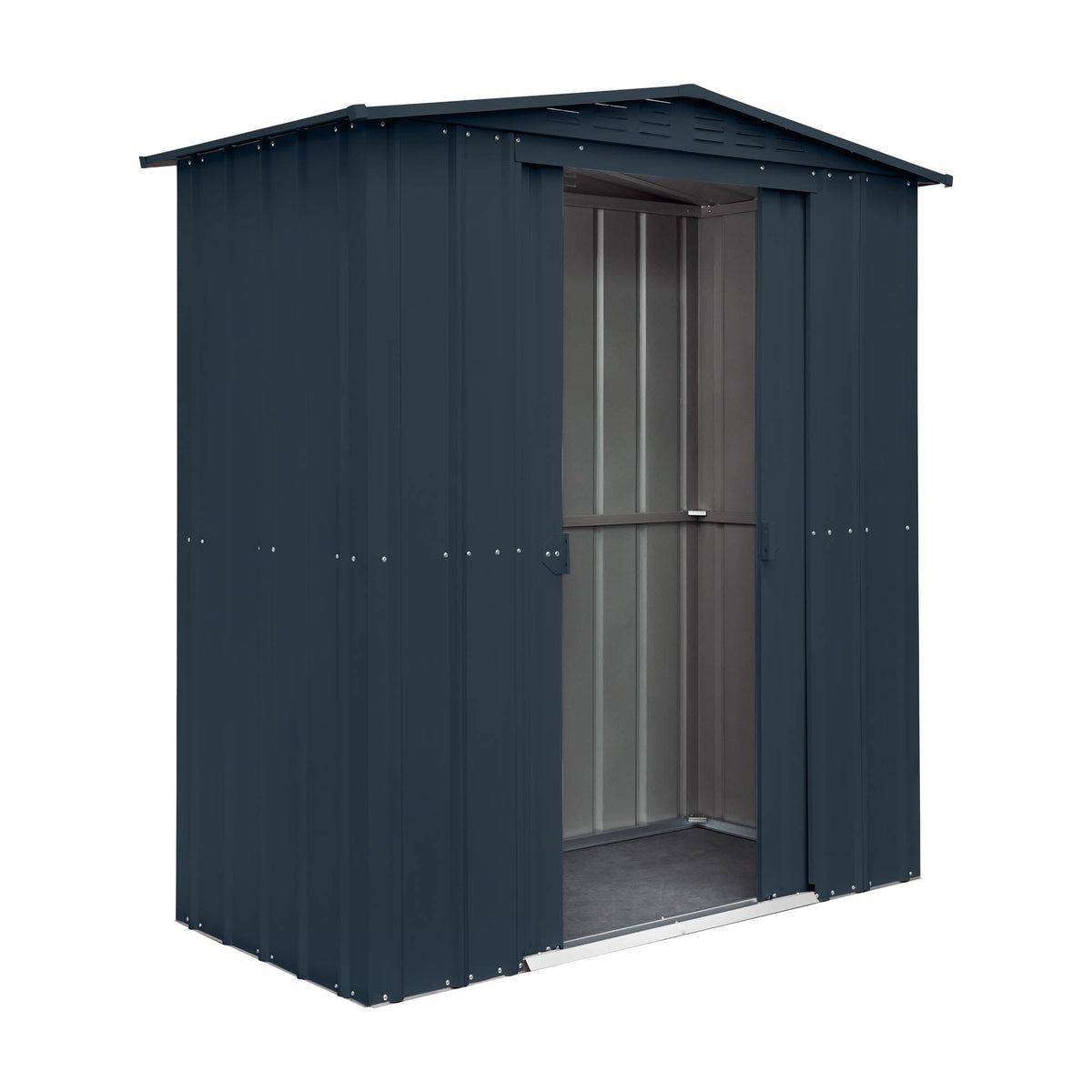 Globel Galvanised Steel Apex Metal Garden Shed