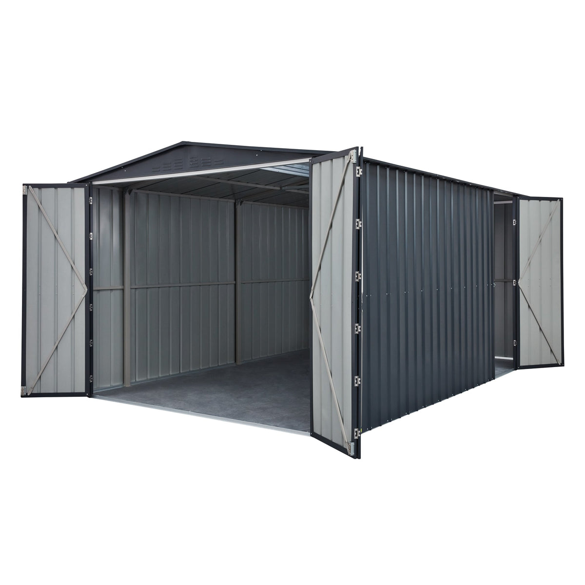 Globel Galvanised Steel Large Shed