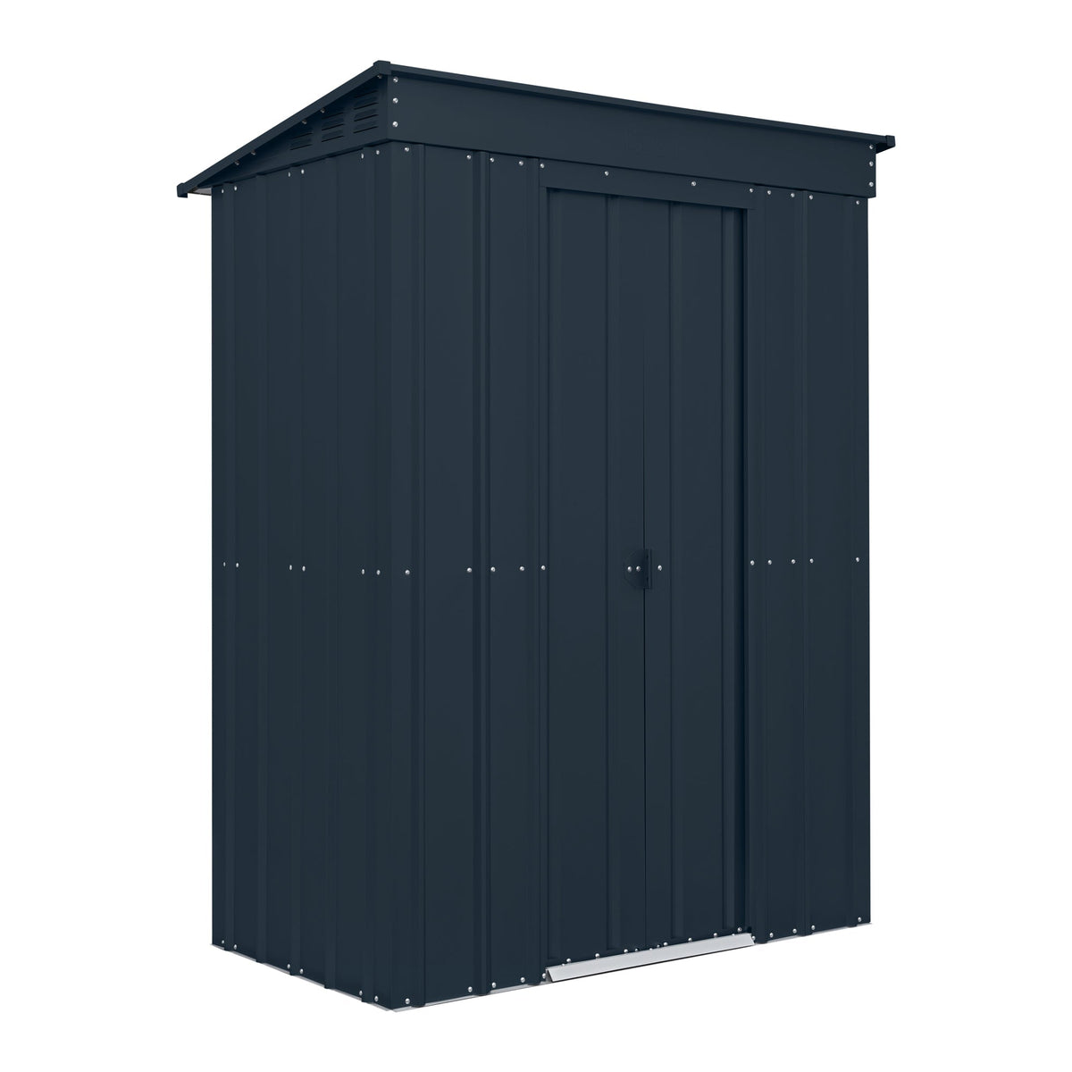 Globel Galvanised Steel Pent Metal Garden Shed