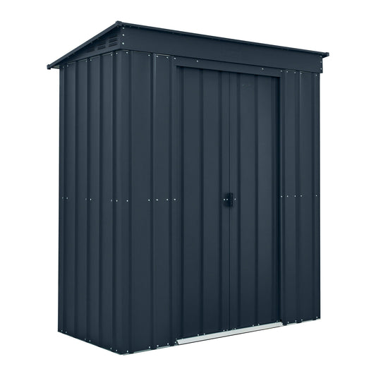 Globel Galvanised Steel Pent Metal Garden Shed