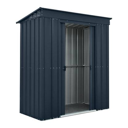 Globel Galvanised Steel Pent Metal Garden Shed