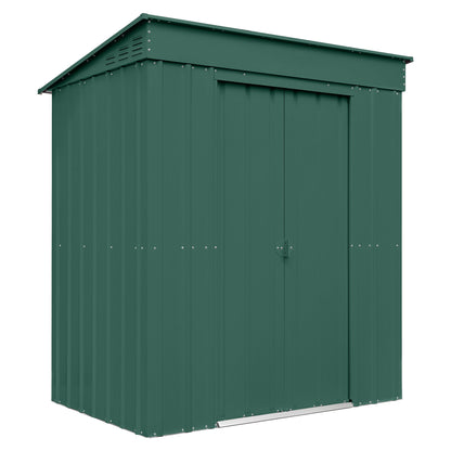 Globel Galvanised Steel Pent Metal Garden Shed