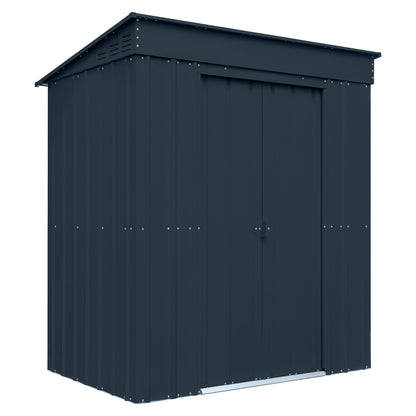Globel Galvanised Steel Pent Metal Garden Shed