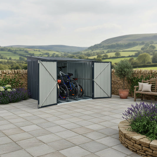 Globel Galvanised Steel Secure Bike Storage