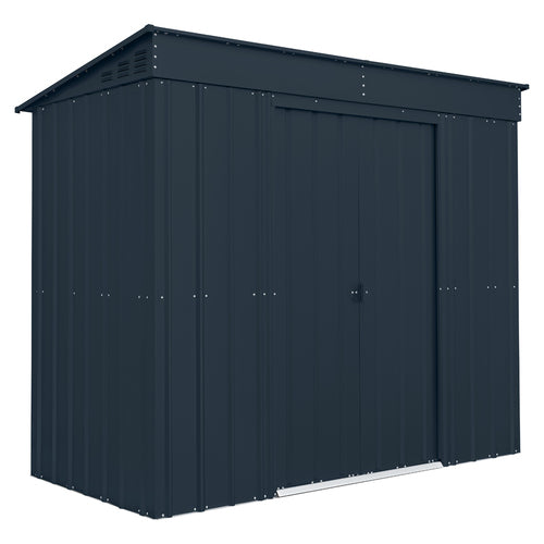 Globel Galvanised Steel Pent Metal Garden Shed