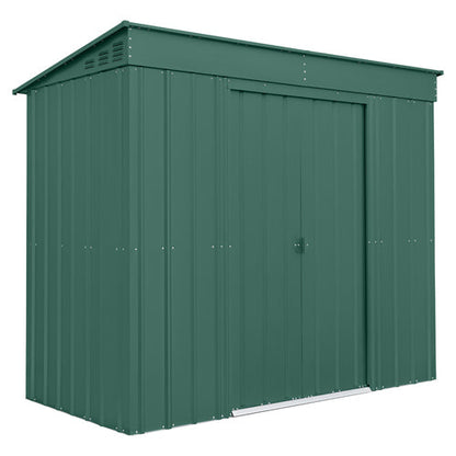 Globel Galvanised Steel Pent Metal Garden Shed