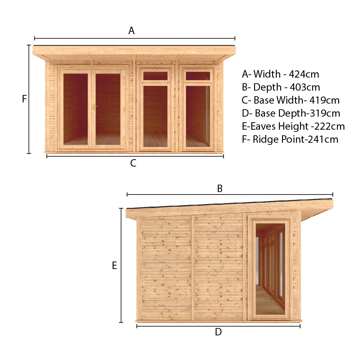 The Edwinstowe Contemporary All-Season Insulated Garden Room