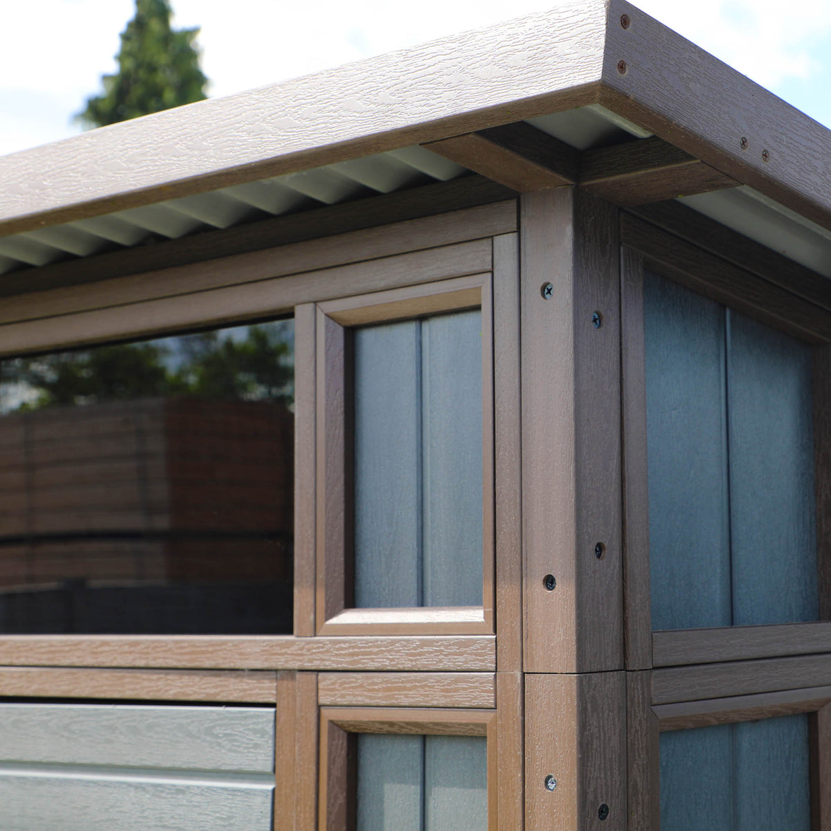Composite Pent Storage Shed (7x7)