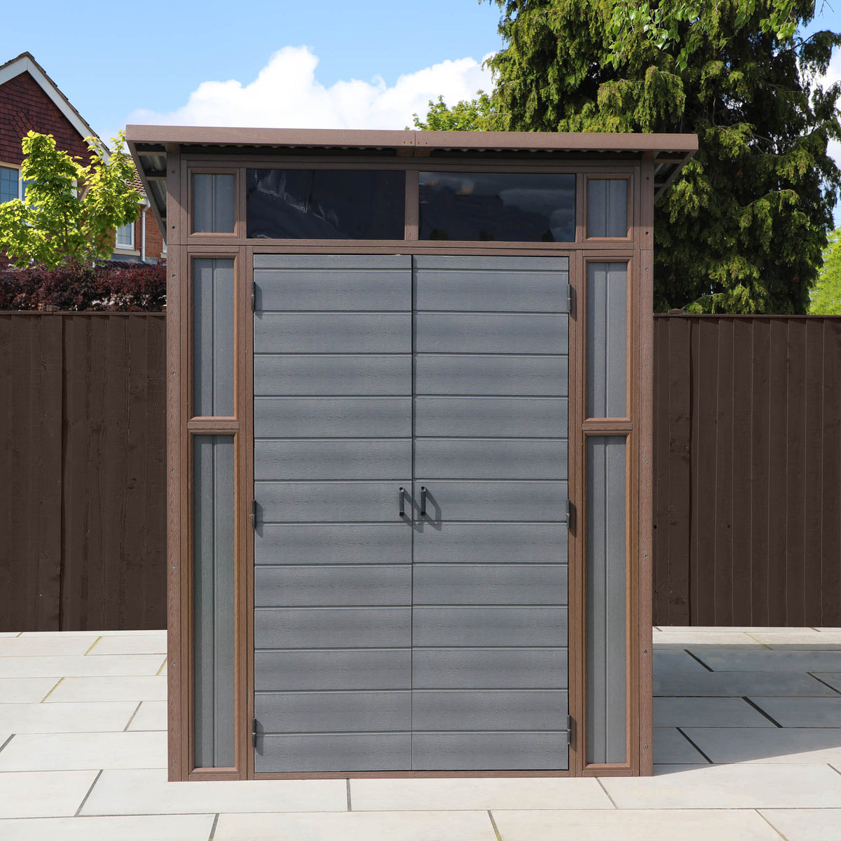 Composite Pent Storage Shed (7x7)