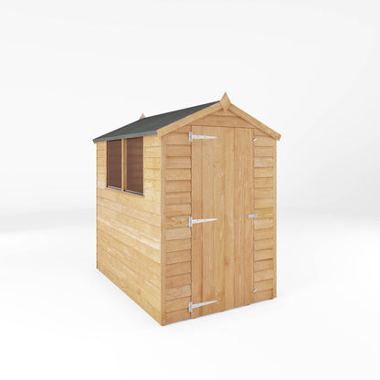 Value Overlap Timber Apex Shed with Single Door