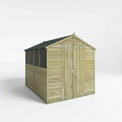 Value Overlap Apex Timber Shed with Double Doors