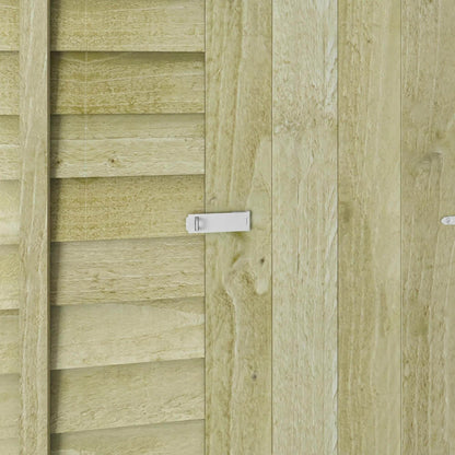 Value Overlap Pent Timber Shed with Single Door