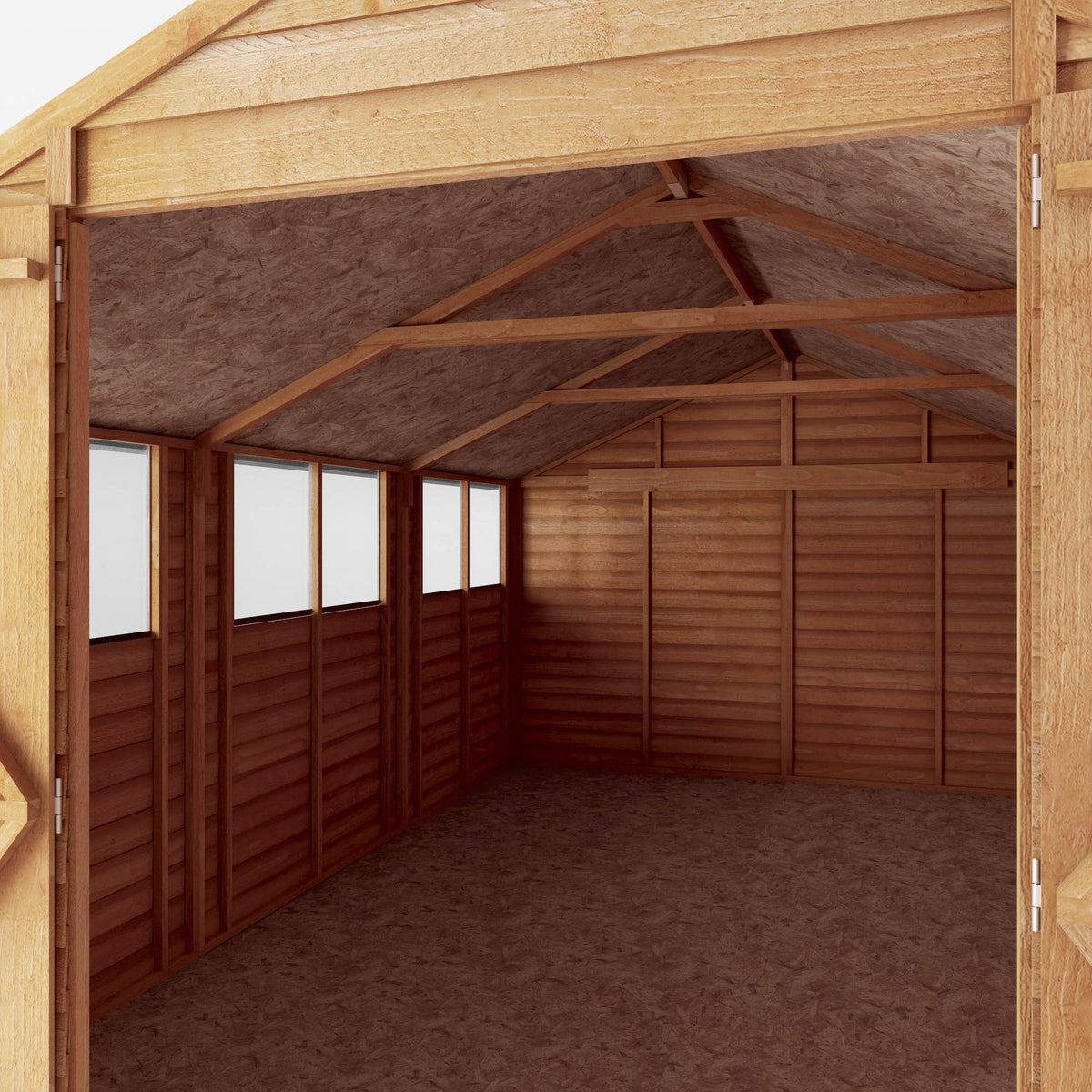 Premium Timber Overlap Apex Workshop (15x10)