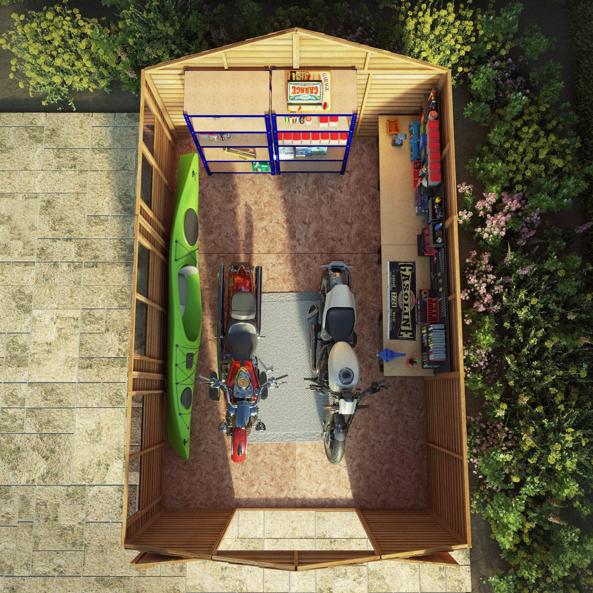 Premium Timber Overlap Apex Workshop (15x10)