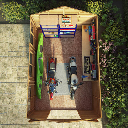 Premium Timber Overlap Apex Workshop (15x10)