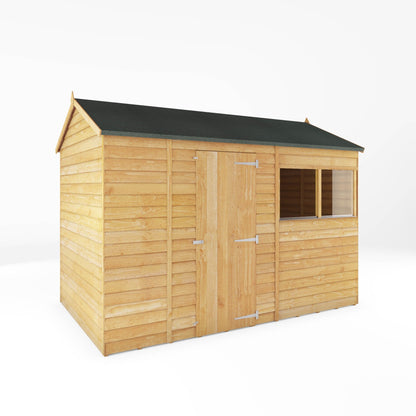 Value Overlap Timber Apex Shed with Single Door