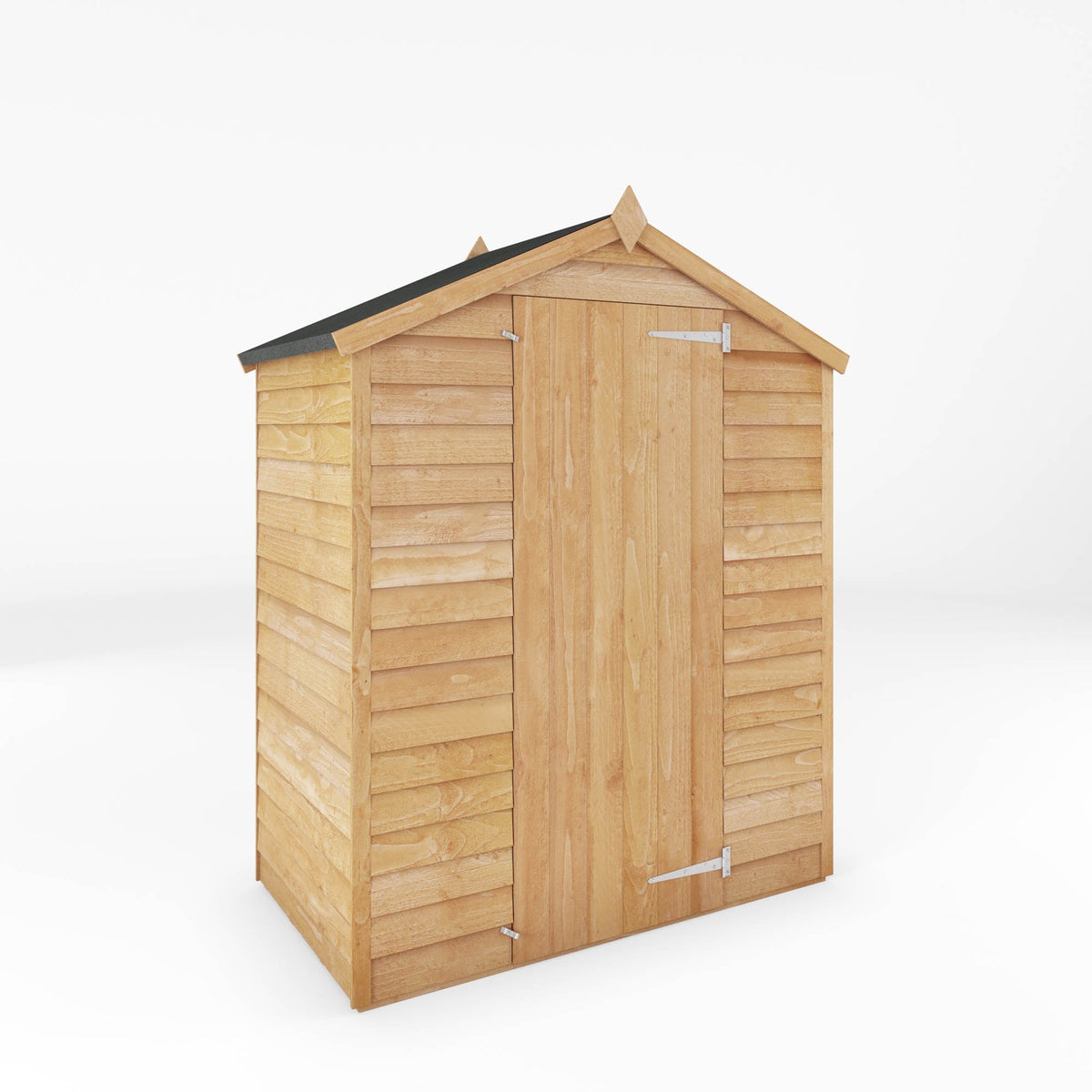 Value Overlap Timber Apex Shed with Single Door