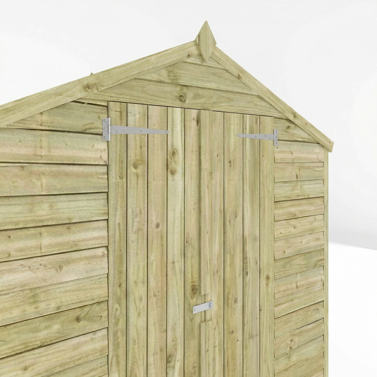 Value Overlap Apex Timber Shed with Double Doors