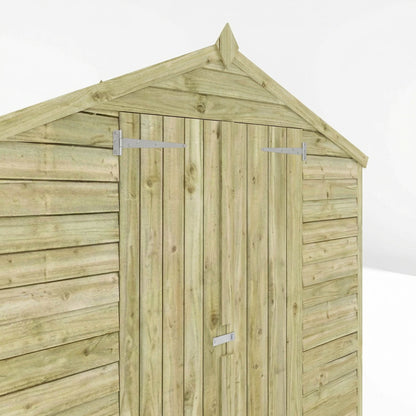 Value Overlap Apex Timber Shed with Double Doors