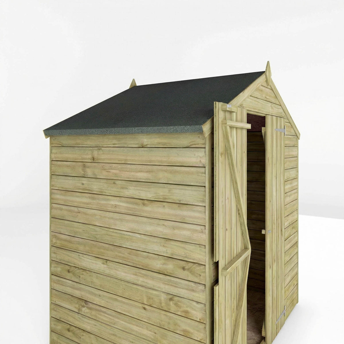 Value Overlap Apex Timber Shed with Double Doors