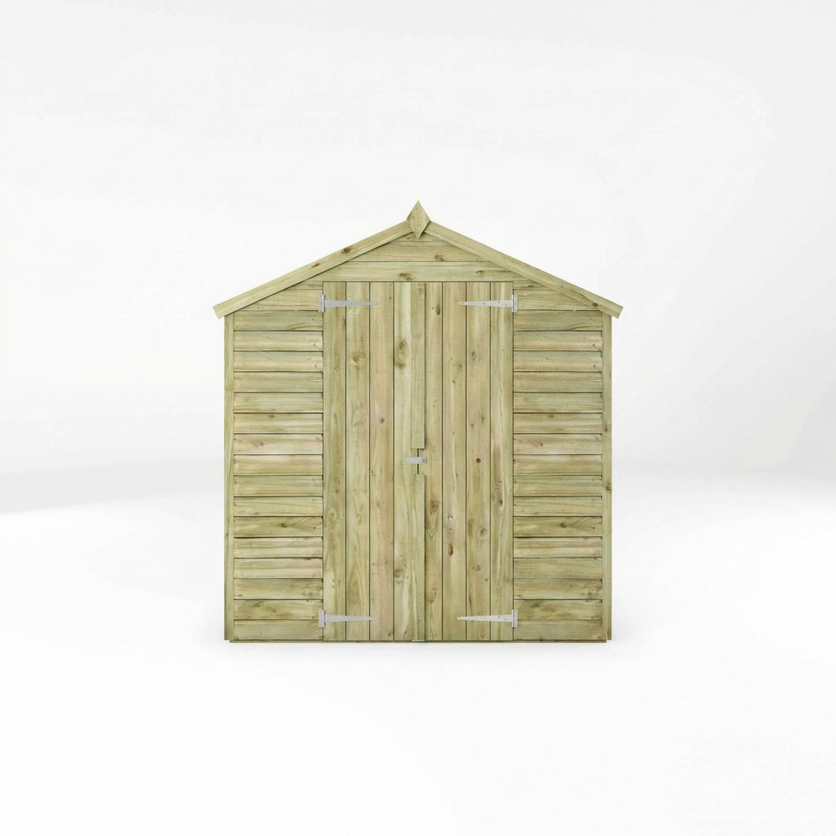 Value Overlap Apex Timber Shed with Double Doors