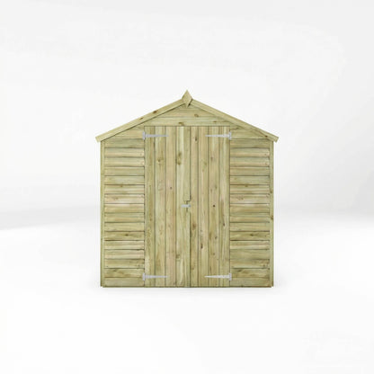 Value Overlap Apex Timber Shed with Double Doors
