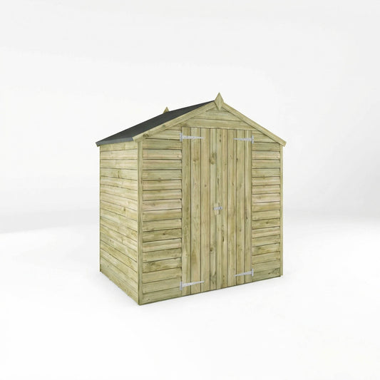 Value Overlap Apex Timber Shed with Double Doors