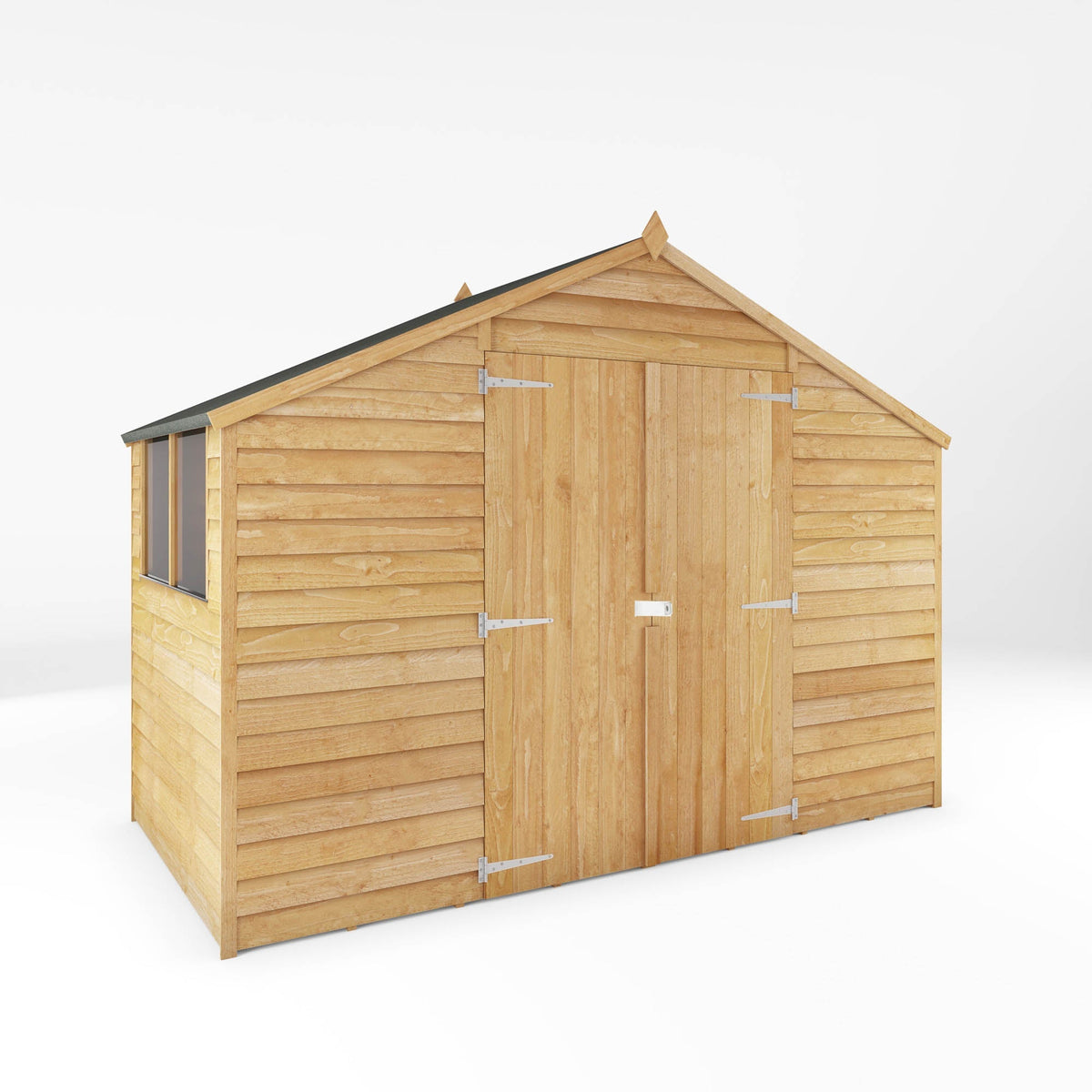 Value Overlap Apex Timber Shed with Double Doors