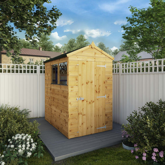 Premium Timber Shiplap Apex Shed (Single Door)