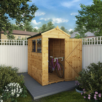 Premium Timber Shiplap Apex Shed (Single Door)