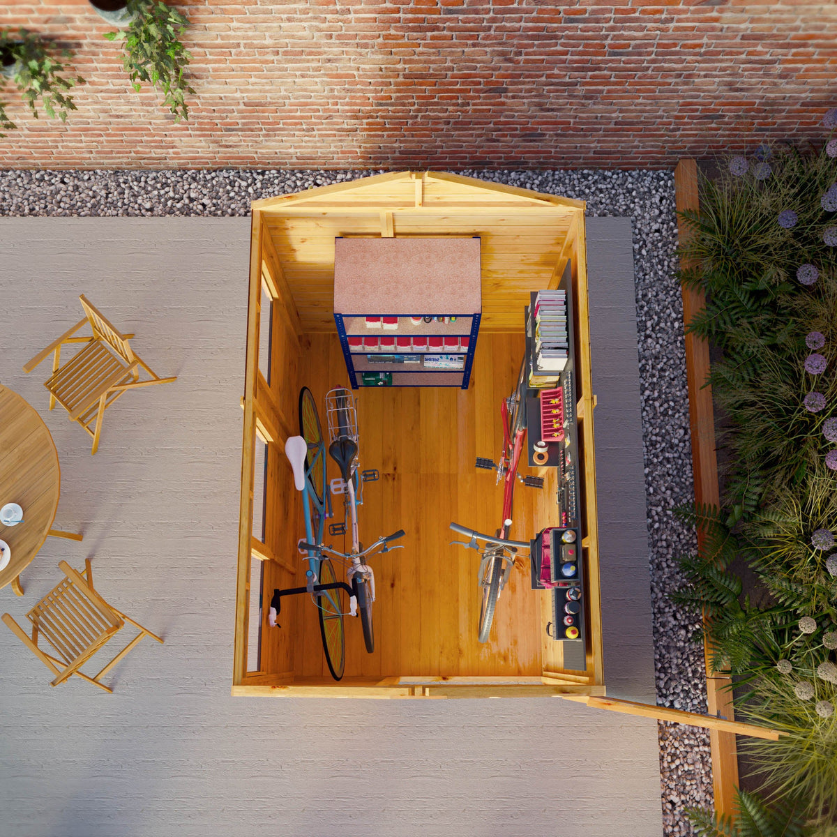 Modular Shiplap Apex Shed