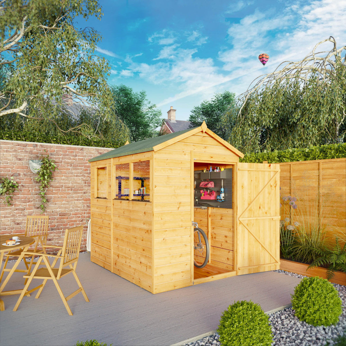 Modular Shiplap Apex Shed